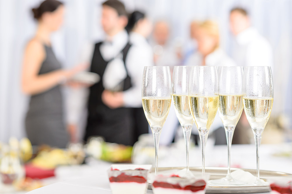 Champagne glasses
