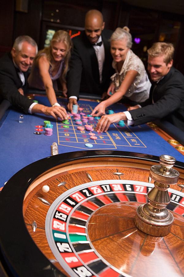 Man enjoying roulette